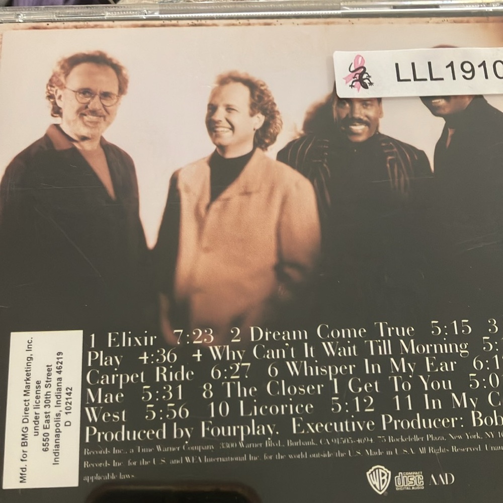 Fourplay Elixir CD Album - Picture 2 of 2